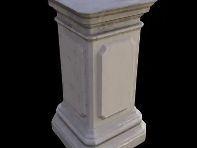 Classic Column Decorative Free 3D model