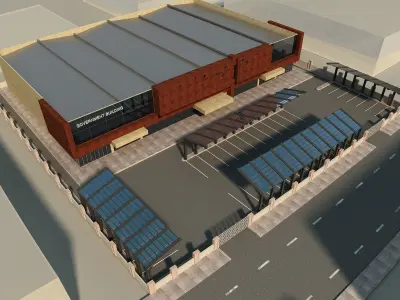 Public Center -1 3D model