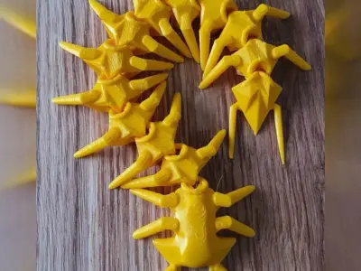 Articulated Centipede 3D print model