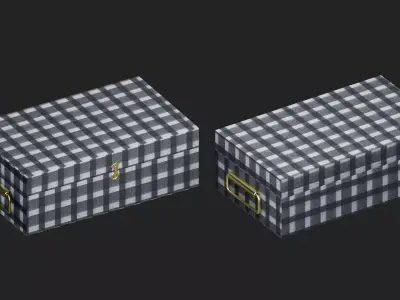 storage box Low-poly 3D model get