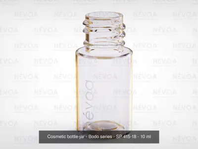 Cosmetic bottle-jar - Bodo series - SP 410-18 - SP 415-18 - 10ml 3D Model Pack