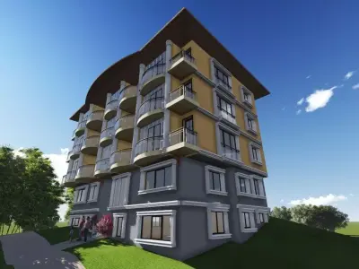 New building Free 3D model