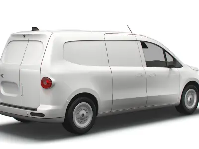 Generic EV Small Van LWB 2023 3D model