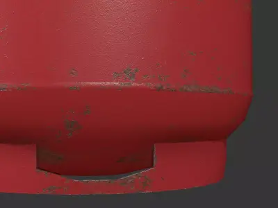 gas cylinder 27L PBR 4K game ready Low-poly 3D model