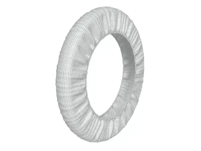 3D Tire Cover Model 3D model