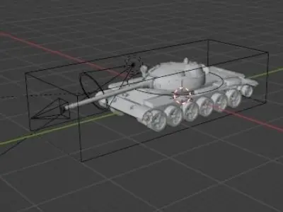 russian t-55 tank russian Free low-poly 3D model