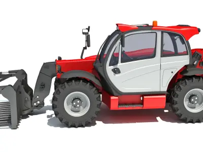 3D Manitou Telehandler 3D model