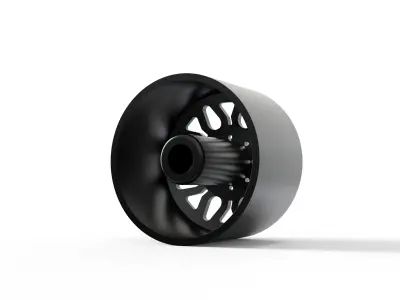 FRONT SPECIALITY FORGED D023 WHEEL 3D MODEL 3D model