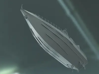 SAR 33 missile boat 3D model