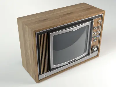 Sony Trinitron Vintage Television 3D model