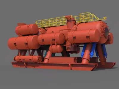 Underwater laboratory 3D print model