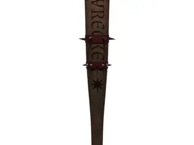 Post Apocalyptic Bat 3D model