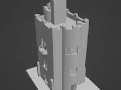 castle Free 3D model 2