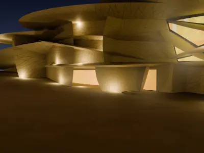 National Museum of Qatar 3D Model