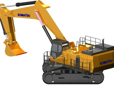 Komatsu PC1250 Excavator 3D model