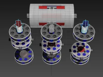 Inverted Electromagnetic Cylinder - Concept 3D model