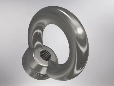 DIN 582 Lifting eye nuts  3D model