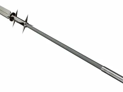 Demon spear Low-poly 3D model