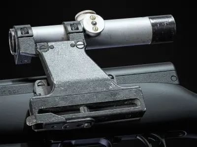 PBR PU Scope Game-ready 3D model Low-poly 3D model