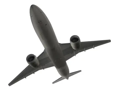Boeing 777-200ER Air France 3D model