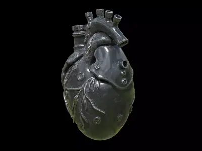 mechanical heart 3D model