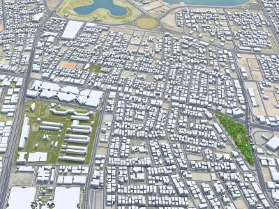 Dammam City Saudi Arabia 3D model