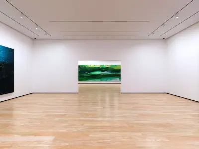 Art Museum Gallery Interior 1b - Textured Low-poly 3D model