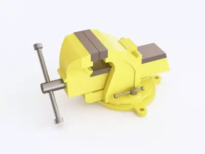 Bench vice 11 3D model