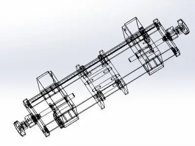 Double location fine-tuning platform 3D model