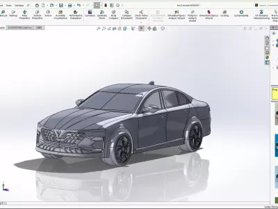 Vinfast Lux A  3Dprint 3D print model