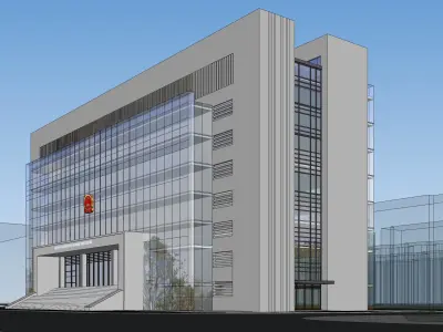Sketchup Office Building F3 3D model