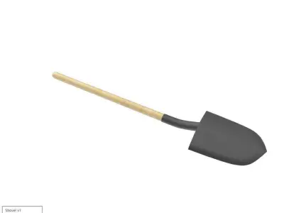 Shovel one tenth Free 3D print model