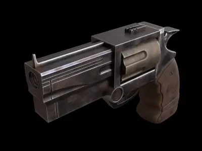 Rugged Revolver Free 3D model