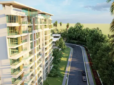 Highrise Building 03 3D model