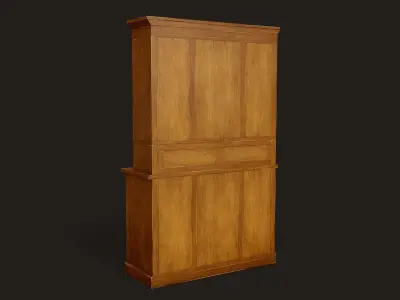 Vintage Cupboard - PBR Game Ready Low-poly 3D model