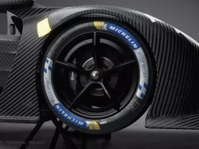 Michelin Pilot Sport Slick Bundle 3D model