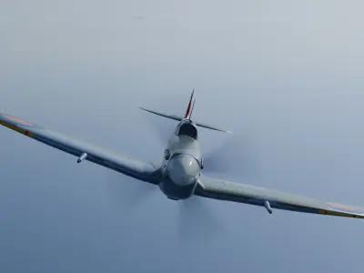 supermarine spitfire  3D model