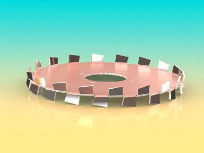 High shear disperser blade sheet metal design Free 3D model