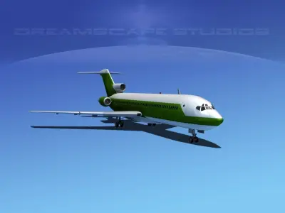 Boeing 727-200 Corporate 1 3D model
