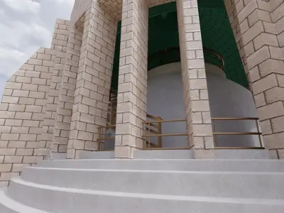 Monument to the Revolution 3D model