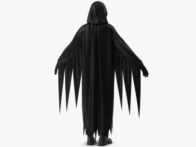 Hooded Costume 10 3D model