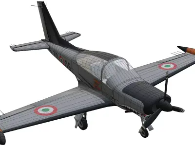 SIAI Marchetti SF260 Low-poly 3D model