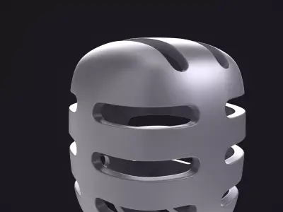 Vintage Microphone Grille 3D model