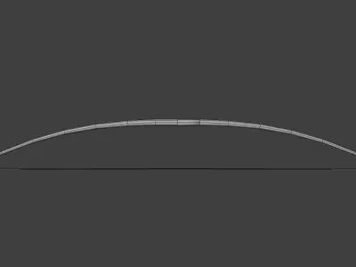 Longbow Low-poly 3D model