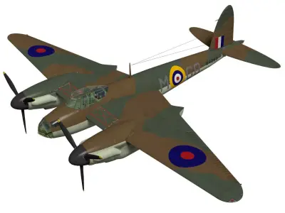 de Havilland DH98 Mosquito MkIV 3D model purchase