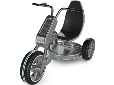 Convertible Tricycle 3D model shop