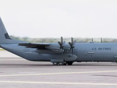 Lockheed Martin C-130J Super Hercules 3D model