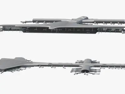 Terminal International Airport 3D model