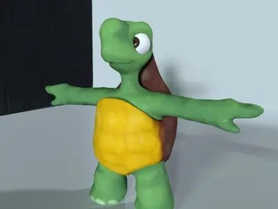 Turtle Cartoon 3D model