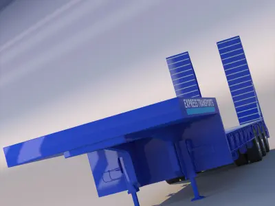 Gooseneck Trailer 3D model